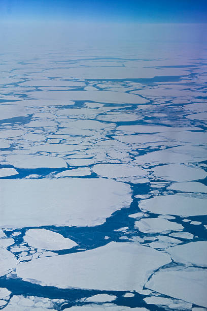 Melting Ice Sheet of Greenland stock photo