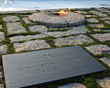 John F Kennedy Memorial at Arlington National Cemetery