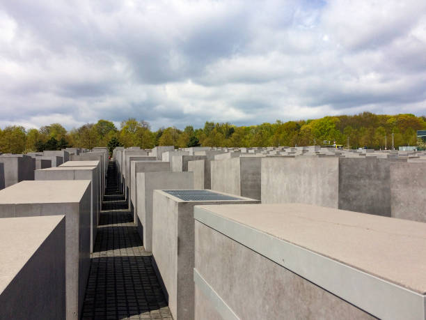 Memorial of the Murdered Jews of Europe in Berlin, Germany - Stock Photos stock photo