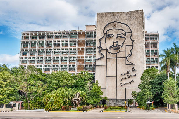 Memorial To Che Guevara in Havana stock photo