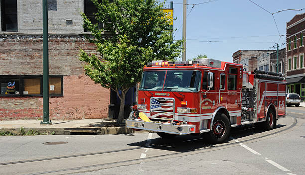 Memphis Fire Engine stock photo