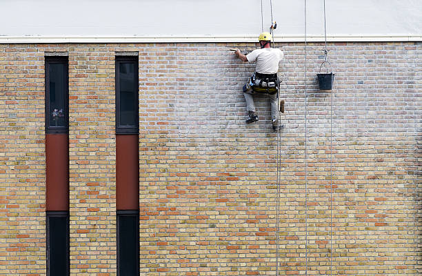 painting brick exterior before and after