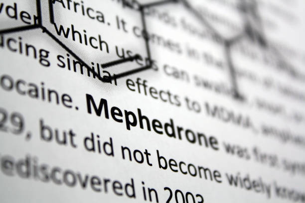 Mephedrone 4-methyl methcathinone Mephedrone is a synthetic stimulant drug of the amphetamine and cathinone classes. mephedrone stock pictures, royalty-free photos & images