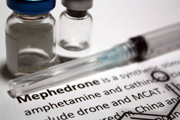 Mephedrone injection Mephedrone is a synthetic stimulant drug of the amphetamine and cathinone classes. mephedrone stock pictures, royalty-free photos & images