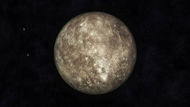 Mercury Digital Illustration of Planet Mercury mercury planet stock pictures, royalty-free photos & images