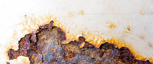 metal rust stock photo