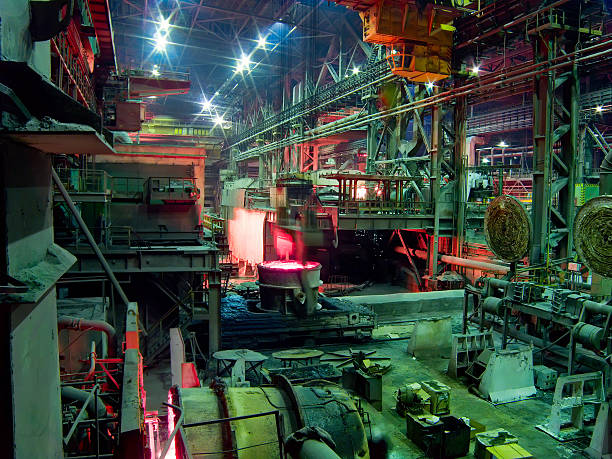 Metal Works Factory stock photo