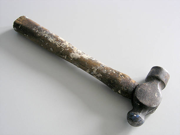 Metalwork Hammer Distressed metal working hammer skeable stock pictures, royalty-free photos & images