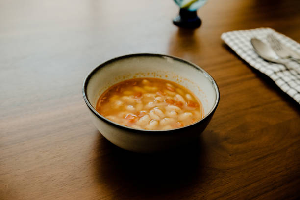 Mexican beans stock photo