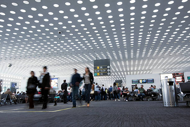 Mexico City Airport stock photo