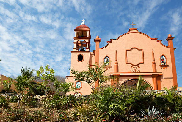 Mexico. Huatulco. The Catholic Church stock photo