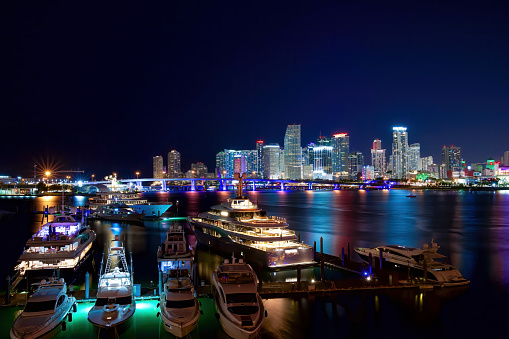 Miami Downtown at Night
