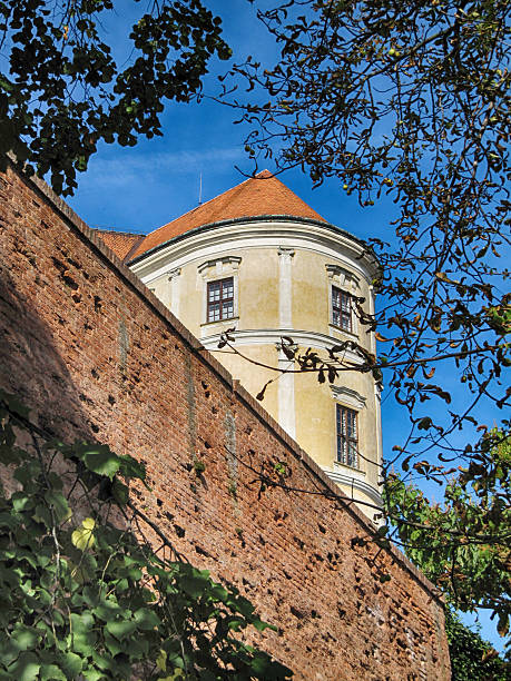 Mikulov Castle in Summer Time stock photo