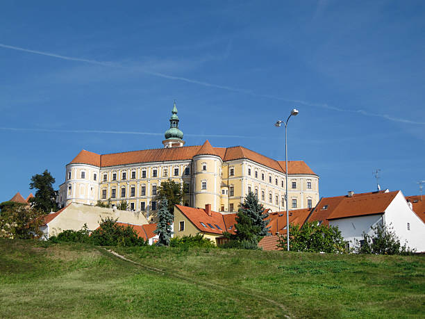 Mikulov Castle stock photo