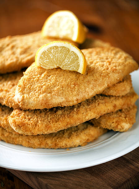 Milanese cutlet stock photo