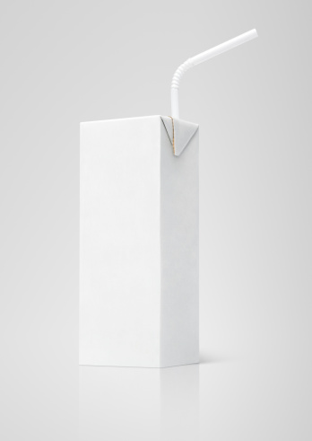 carton straw packag juice milk