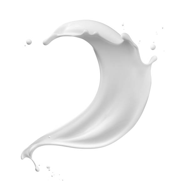 melk spatten - melk stockfoto's en -beelden