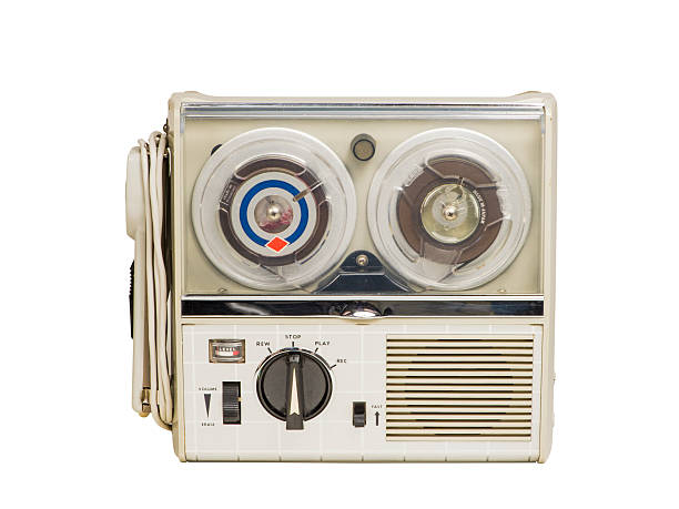 Mini Old Tape Recorder 02 stock photo