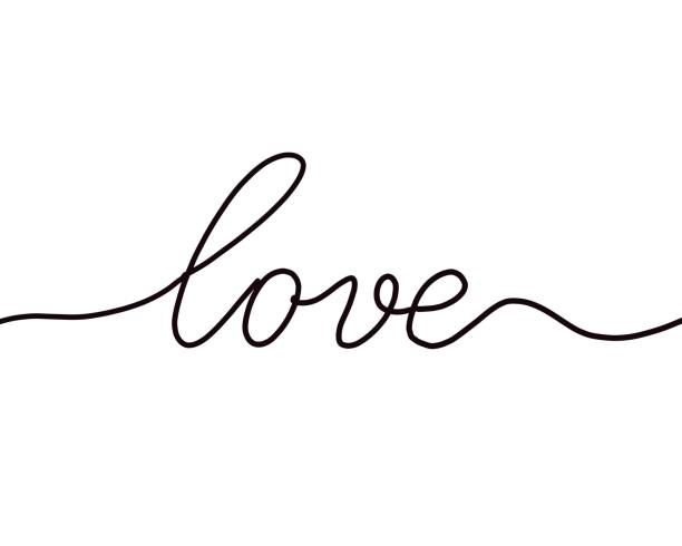 The Word Love In Cursive Stock Photos, Pictures & Royalty-Free Images ...