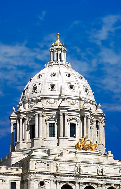 Minnesota State Capitol St Paul MN stock photo