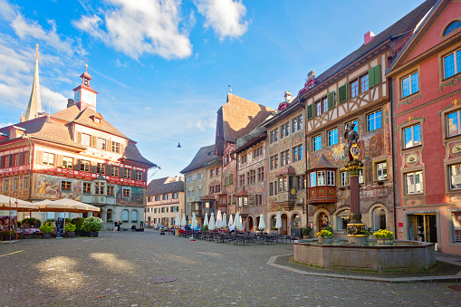 Mittelalterliche Stadt Stein am Rhein, Schweiz
