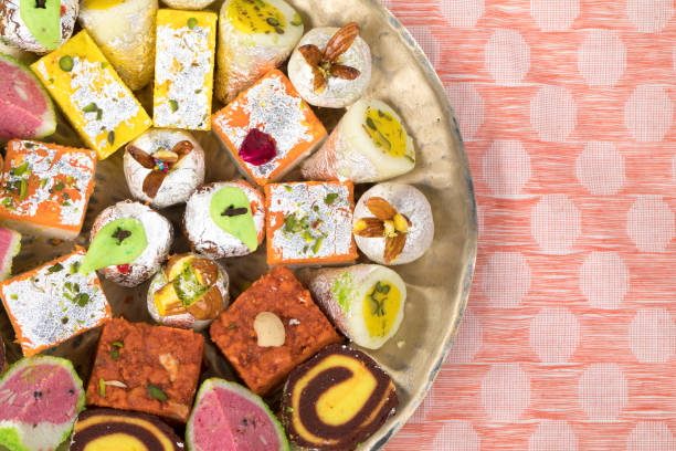 Mix Sweet Food Indian Delicious Mix Sweet Food or Mix Mithai mithai stock pictures, royalty-free photos & images