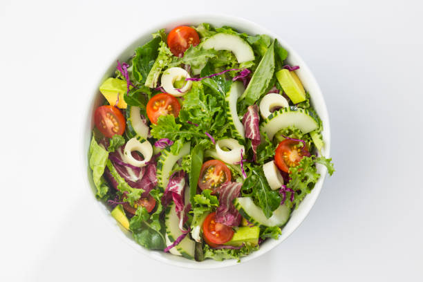 Mixed salad stock photo