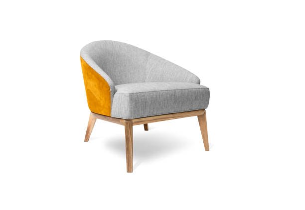 Modern armchair stock photo