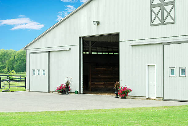 modern barn  agricultural building stock pictures, royalty-free photos & images