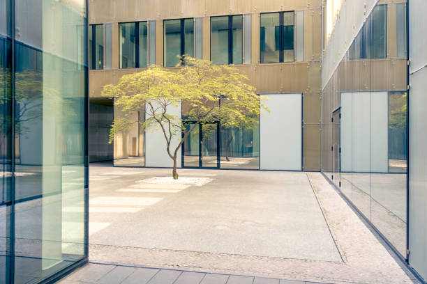 Modern Corporate Office Buildings stock photo