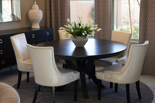 Modern Dining Room Table Chairs Stock Photo Download Image Now Istock