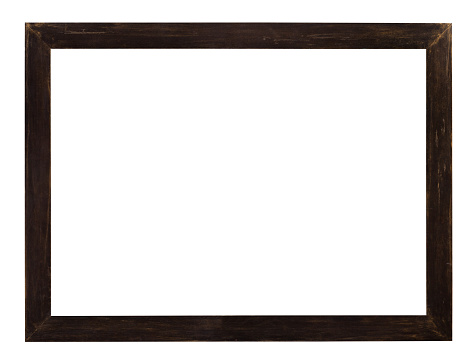 wooden brown whiteboard flat frame dark modern