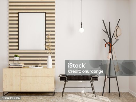 877873558istockphoto Bright Entryway With Creamy Walls And