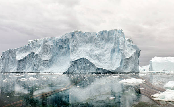 Modern Iceberg, Digital Collage stock photo