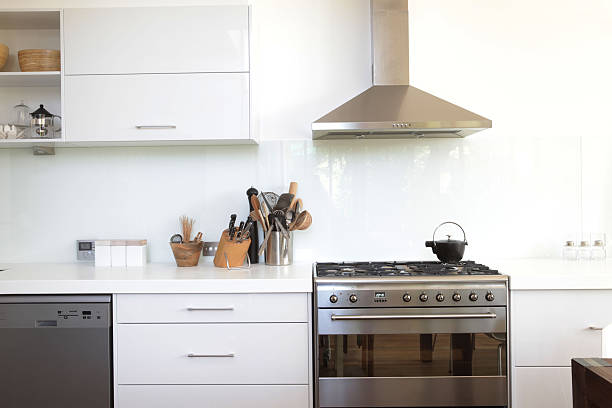 Modern kitchen stock photo