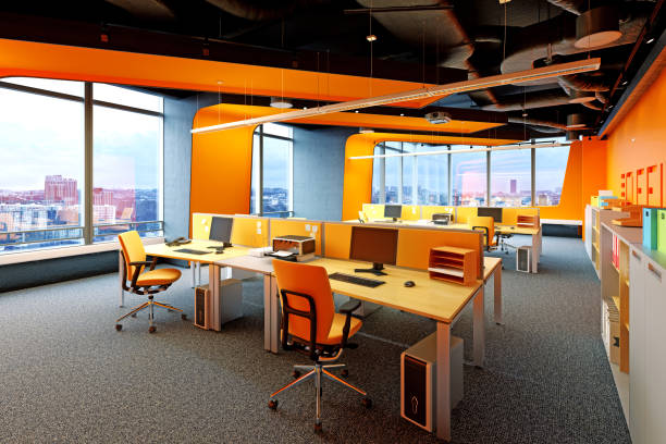 modern  office interior. stock photo