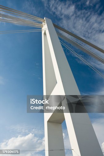 istock Modern suspension bridge structure 179304175