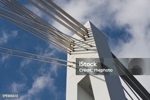 istock Modern suspension bridge structure 179305513
