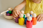 istock A modern toy sorter made of wood, for studying flowers by preschoolers 1340698324
