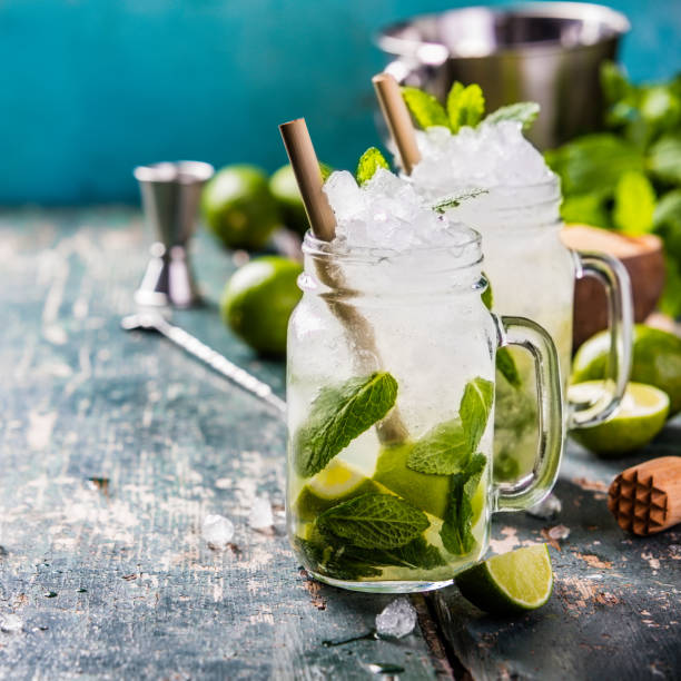Mojito cocktail stock photo