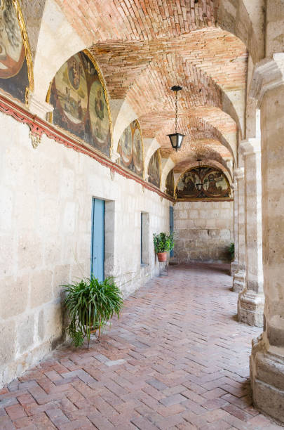 Monastery of Santa Catalina de Siena, Arequipa stock photo