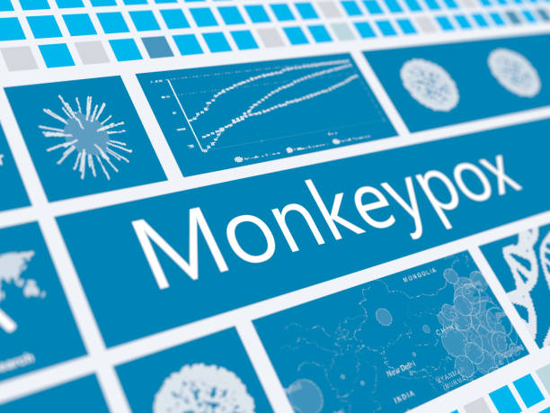 Monkeypox. virus infection digital concept monkeypox stock pictures, royalty-free photos & images