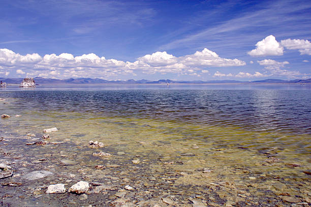 Mono Lake Perspective stock photo