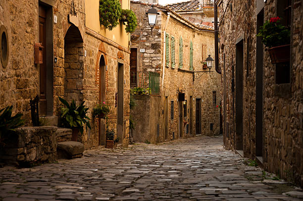 Montefioralle, 10th Small town Montefioralle in Tuscany, Italy tuscany photos stock pictures, royalty-free photos & images