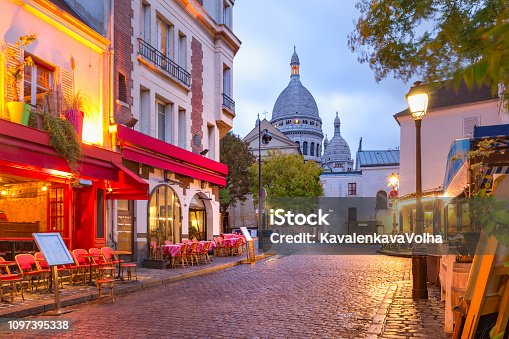 istock Montmartre in Paris, France 1097395338