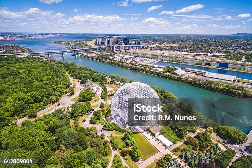 istock Montreal Aerial View, Quebec, Canada 642809804