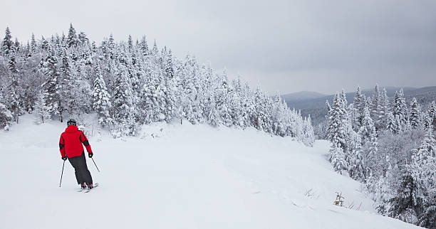Mont-Tremblant Ski Resort, Quebec, Canada stock photo