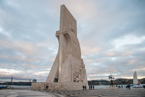 Monument of the Discoveries, Lisbon stock photo