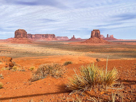 Monument Valley in the fall.