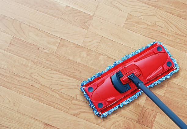 Mopping stock photo